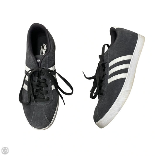 Shoes Sneakers By Adidas In Grey & White, Size: 7.5
