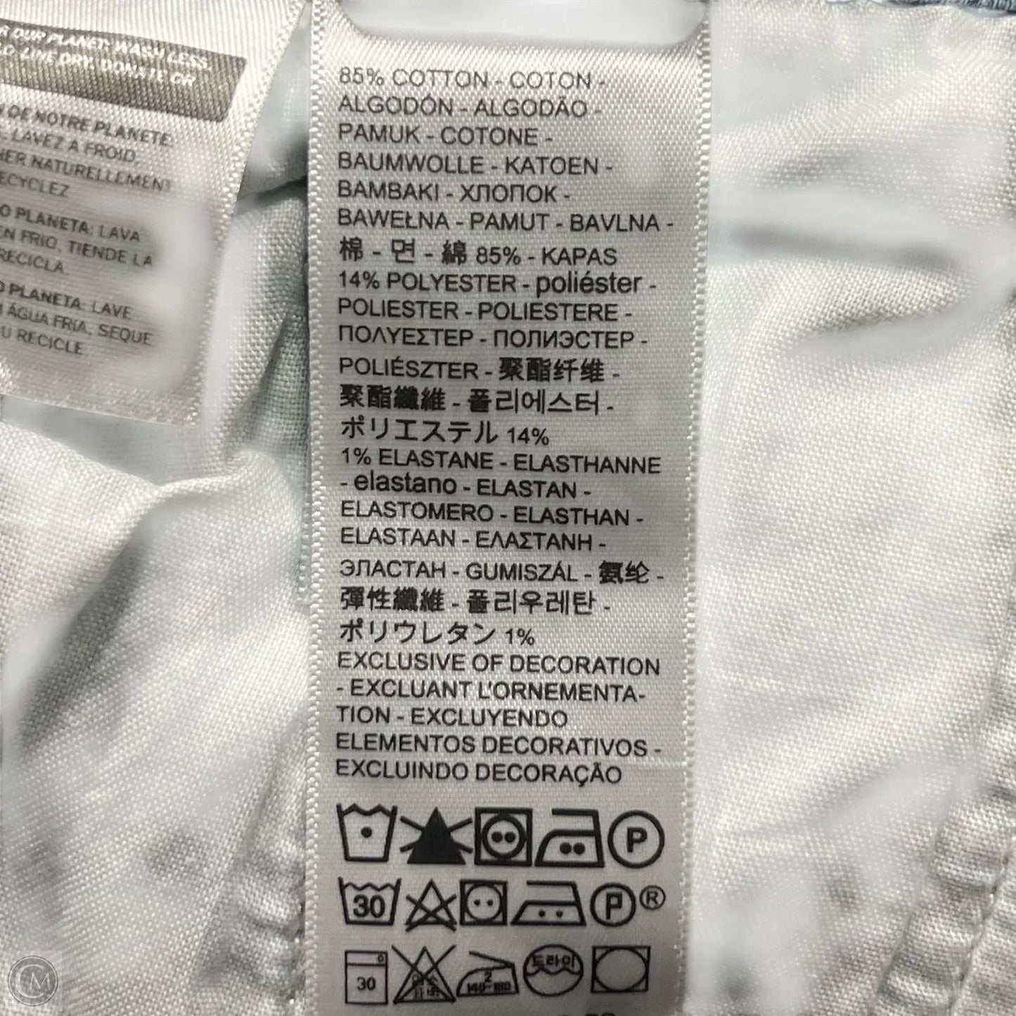 Jeans Straight By Levis In Blue Denim, Size: 2