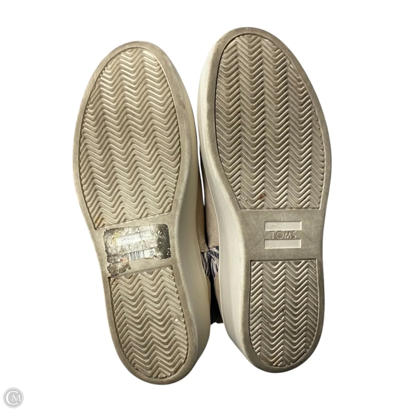 Shoes Sneakers Platform By Toms In Beige, Size: 6.5