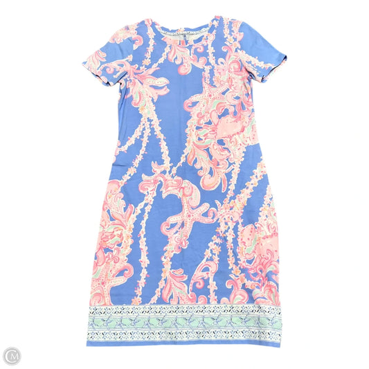 Dress Designer By Lilly Pulitzer In Blue & Pink, Size: Xs
