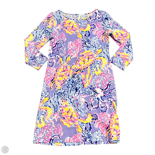 Dress Designer By Lilly Pulitzer In Pink & Purple, Size: S