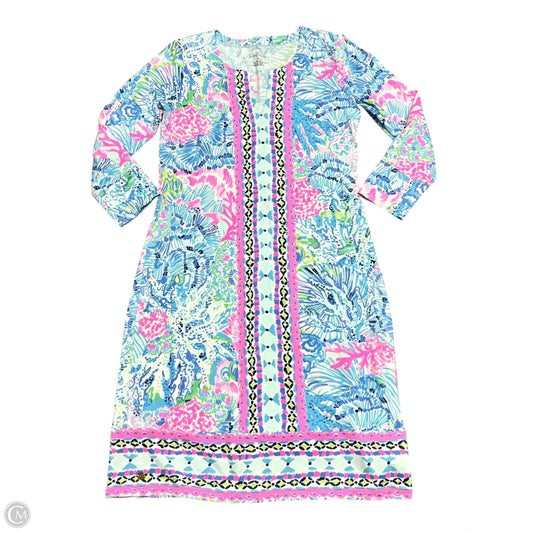 Dress Designer By Lilly Pulitzer In Blue & Pink, Size: Xs