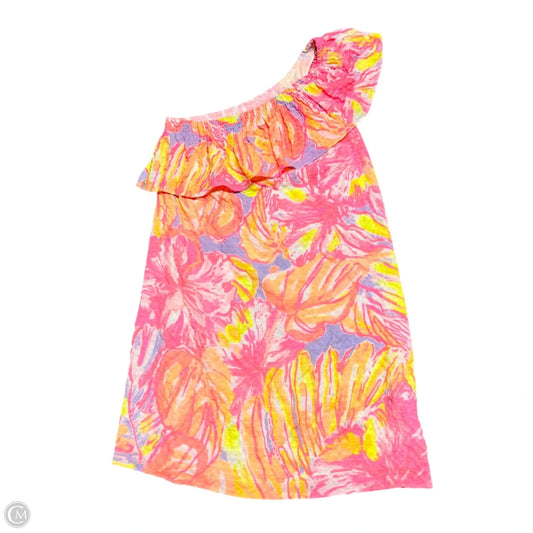 Dress Designer By Lilly Pulitzer In Orange & Pink, Size: Xs