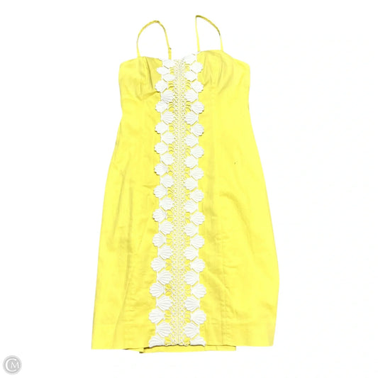 Dress Designer By Lilly Pulitzer In Yellow, Size: Xxs