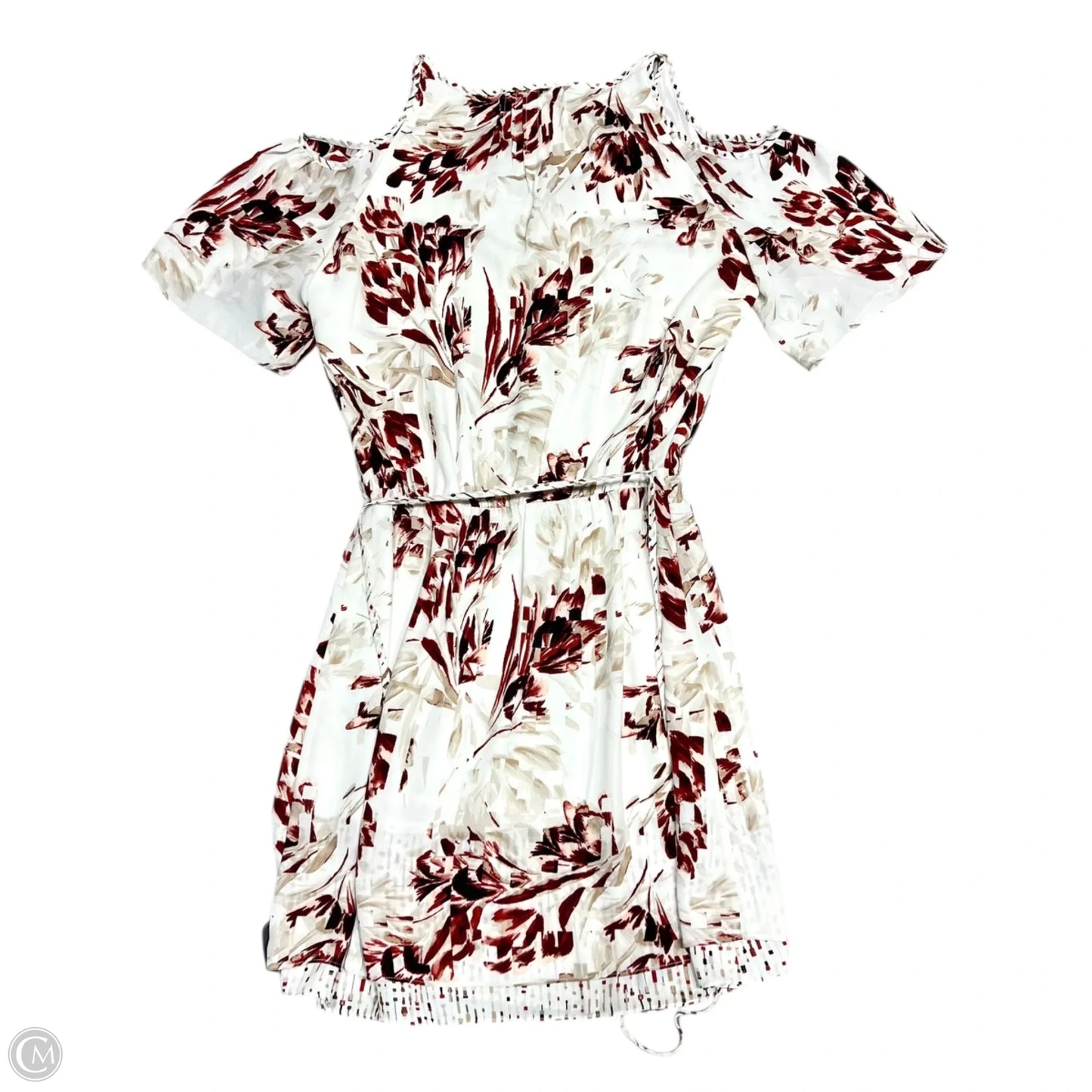 Dress Casual Short By White House Black Market In Red & White, Size: S