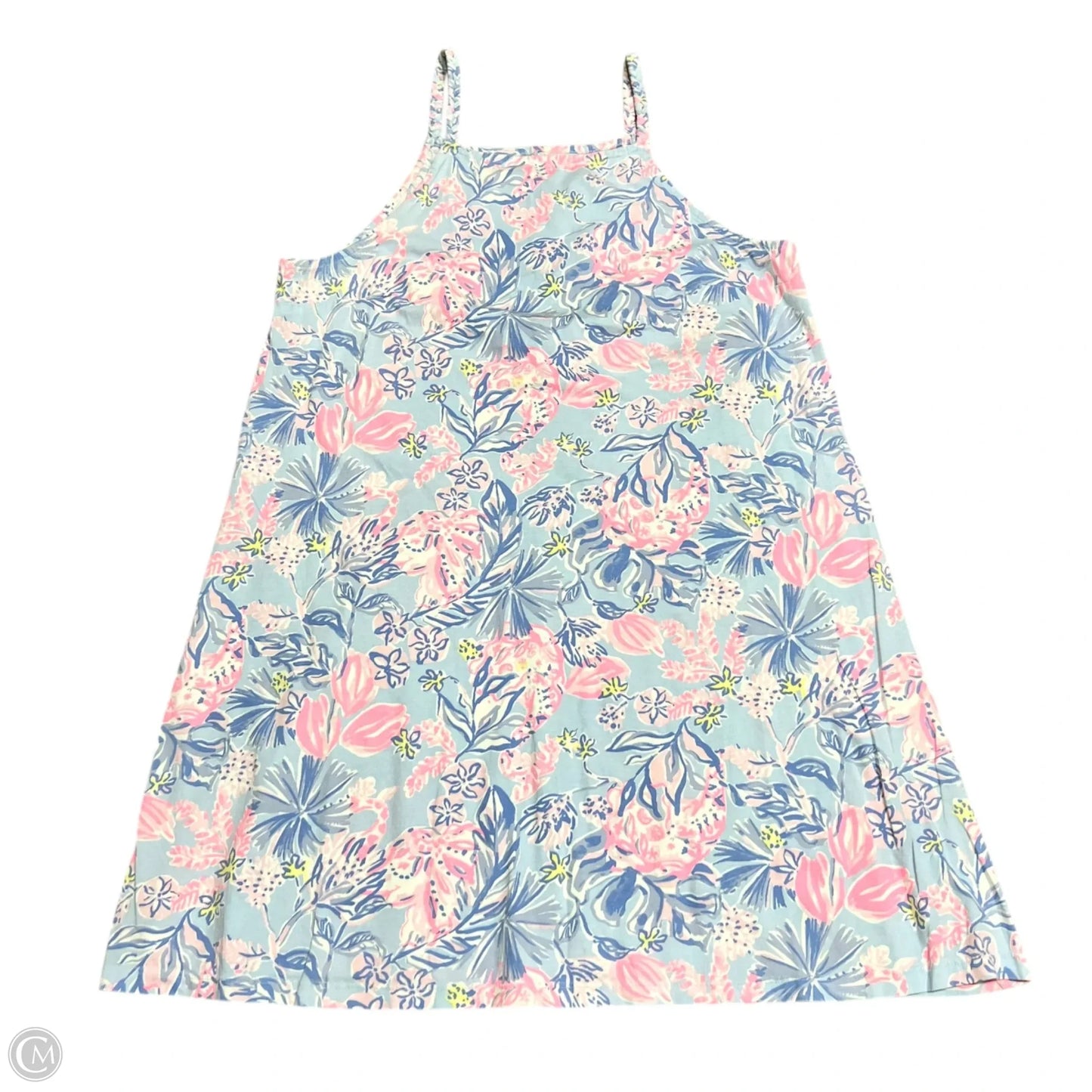 Dress Designer By Lilly Pulitzer In Blue & Pink, Size: L