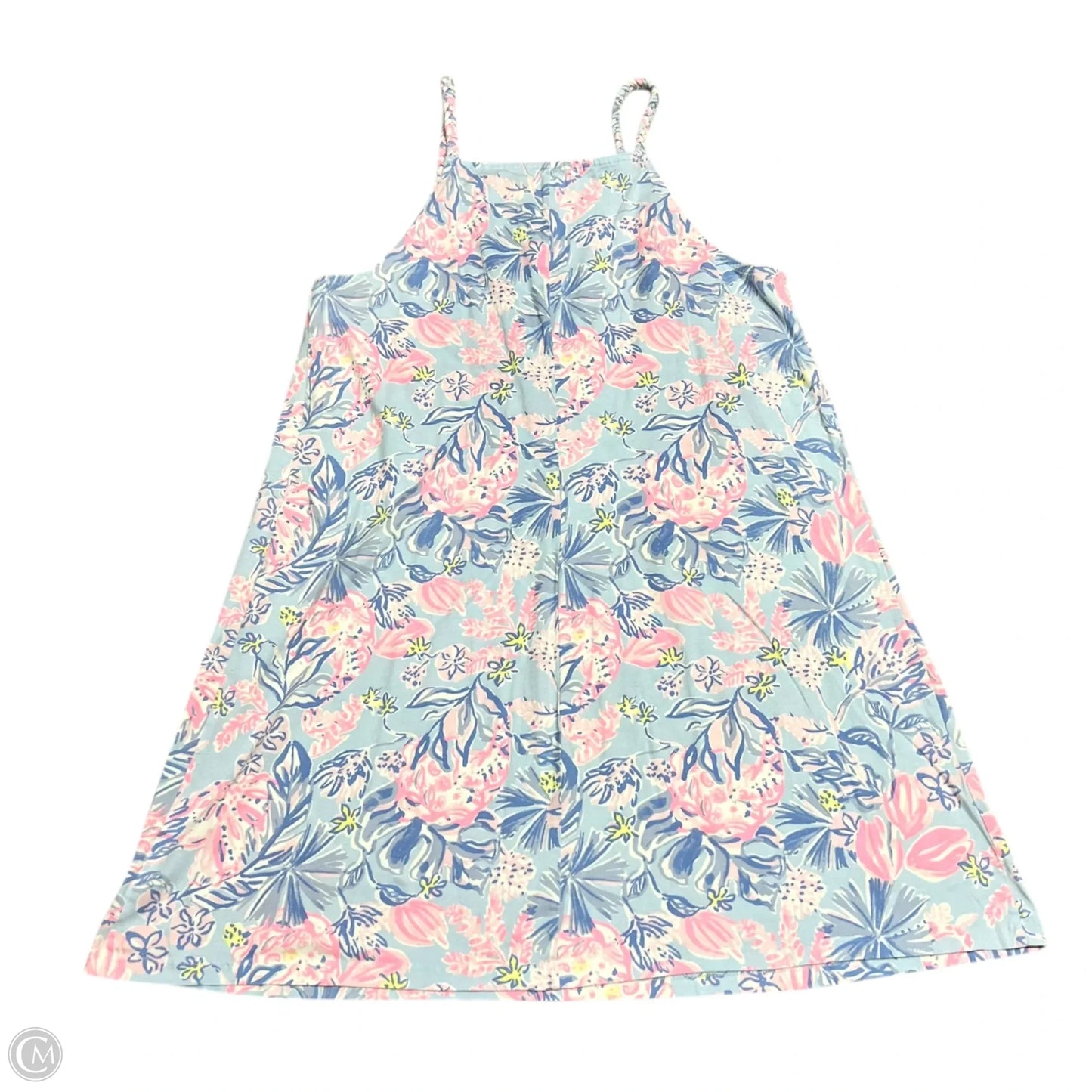 Dress Designer By Lilly Pulitzer In Blue & Pink, Size: L