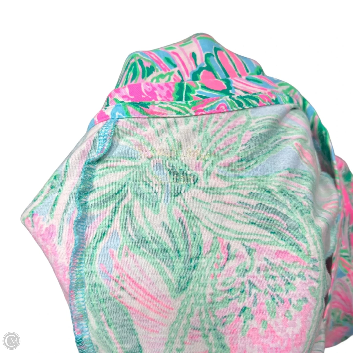 Dress Designer By Lilly Pulitzer In Green & Pink, Size: Xl