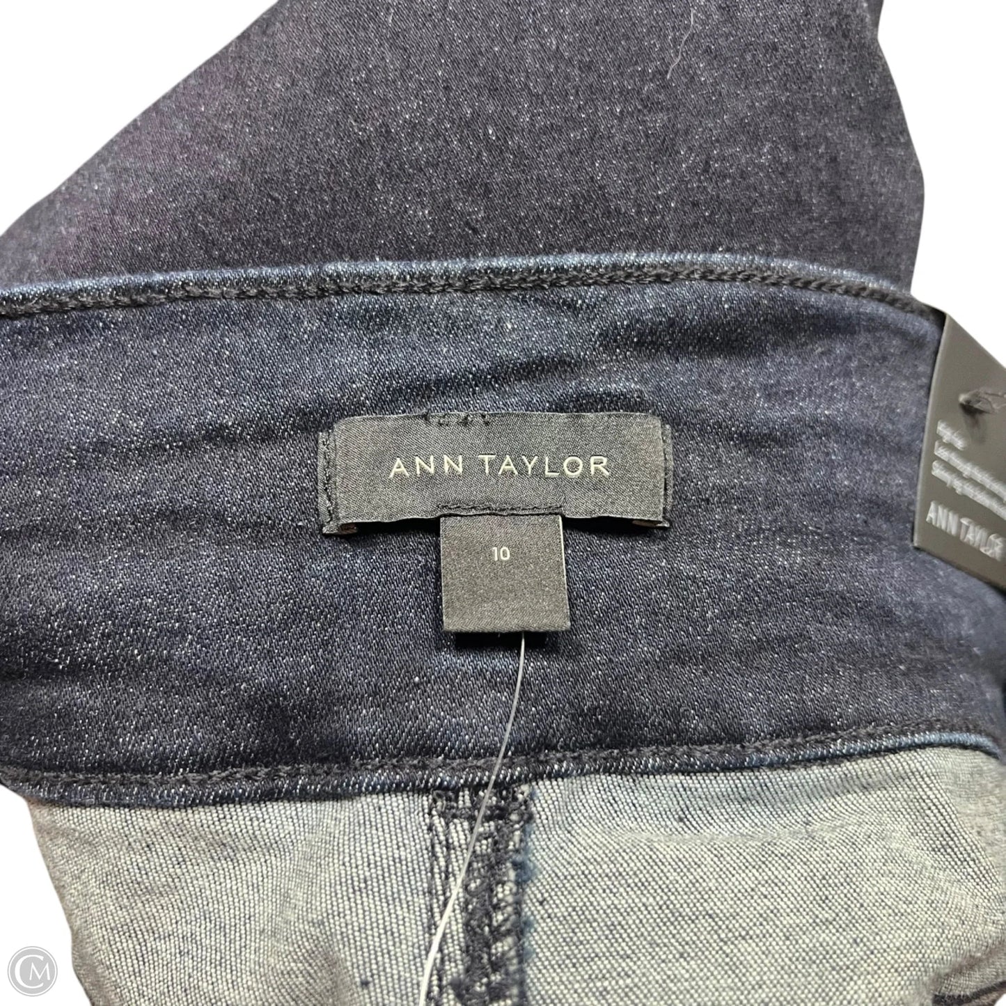 Jeans Skinny By Ann Taylor In Blue Denim, Size: 10