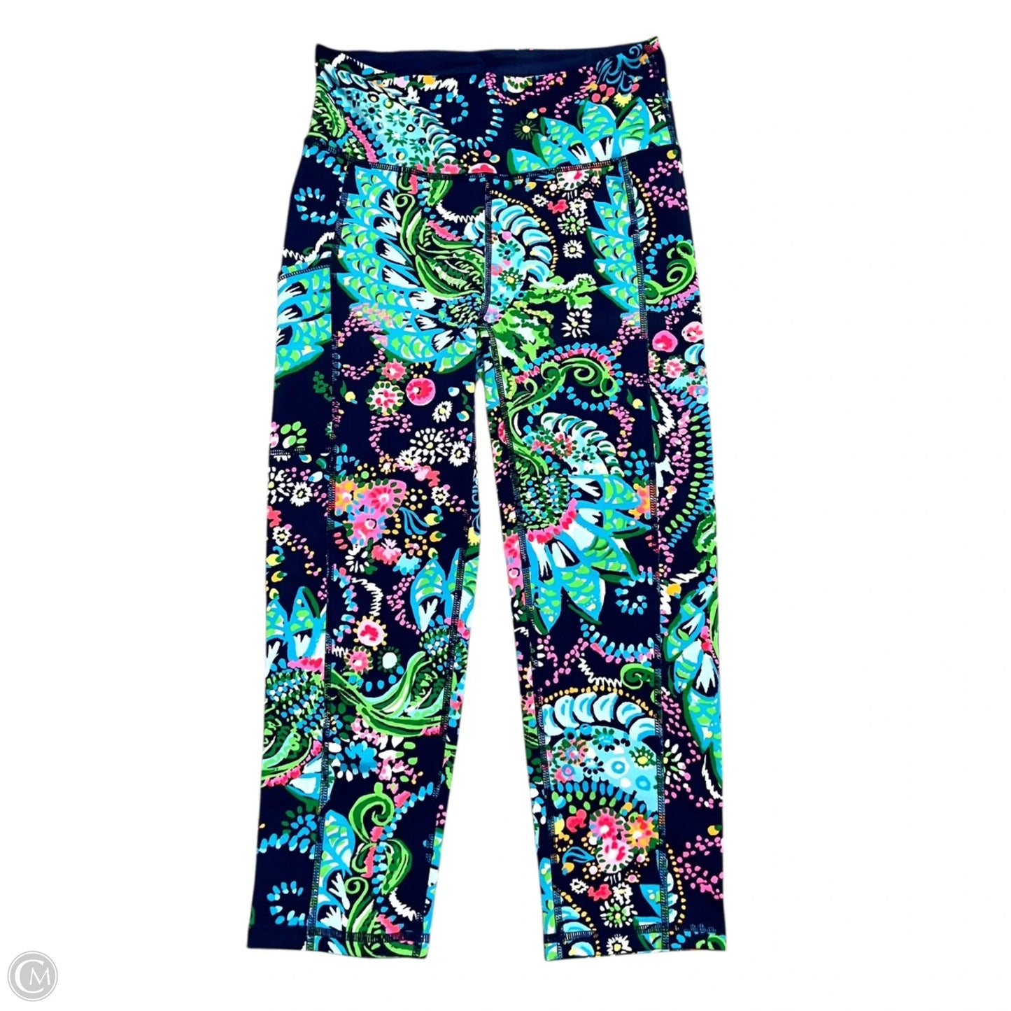 Pants Designer By Lilly Pulitzer In Blue & Green, Size: S