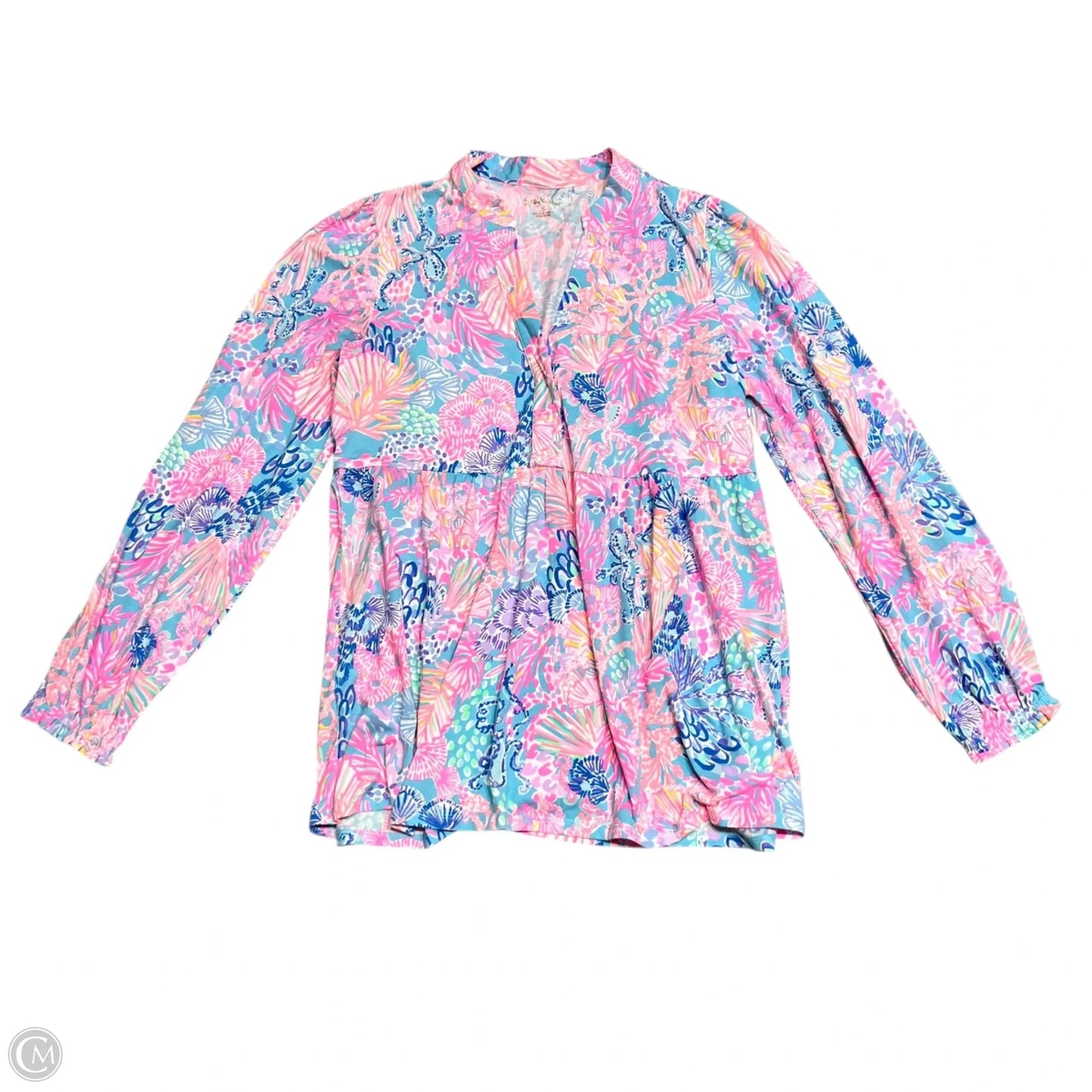 Dress Designer By Lilly Pulitzer In Blue & Pink, Size: S