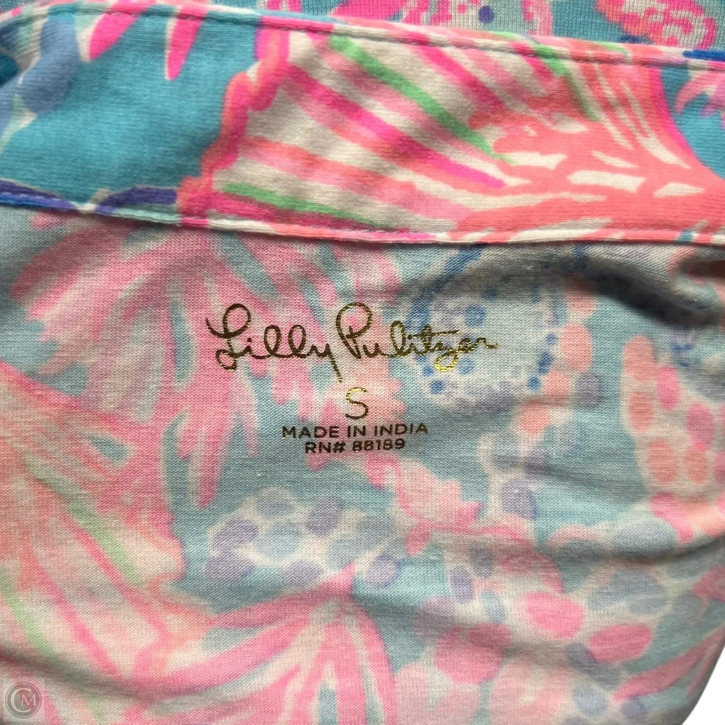 Dress Designer By Lilly Pulitzer In Blue & Pink, Size: S