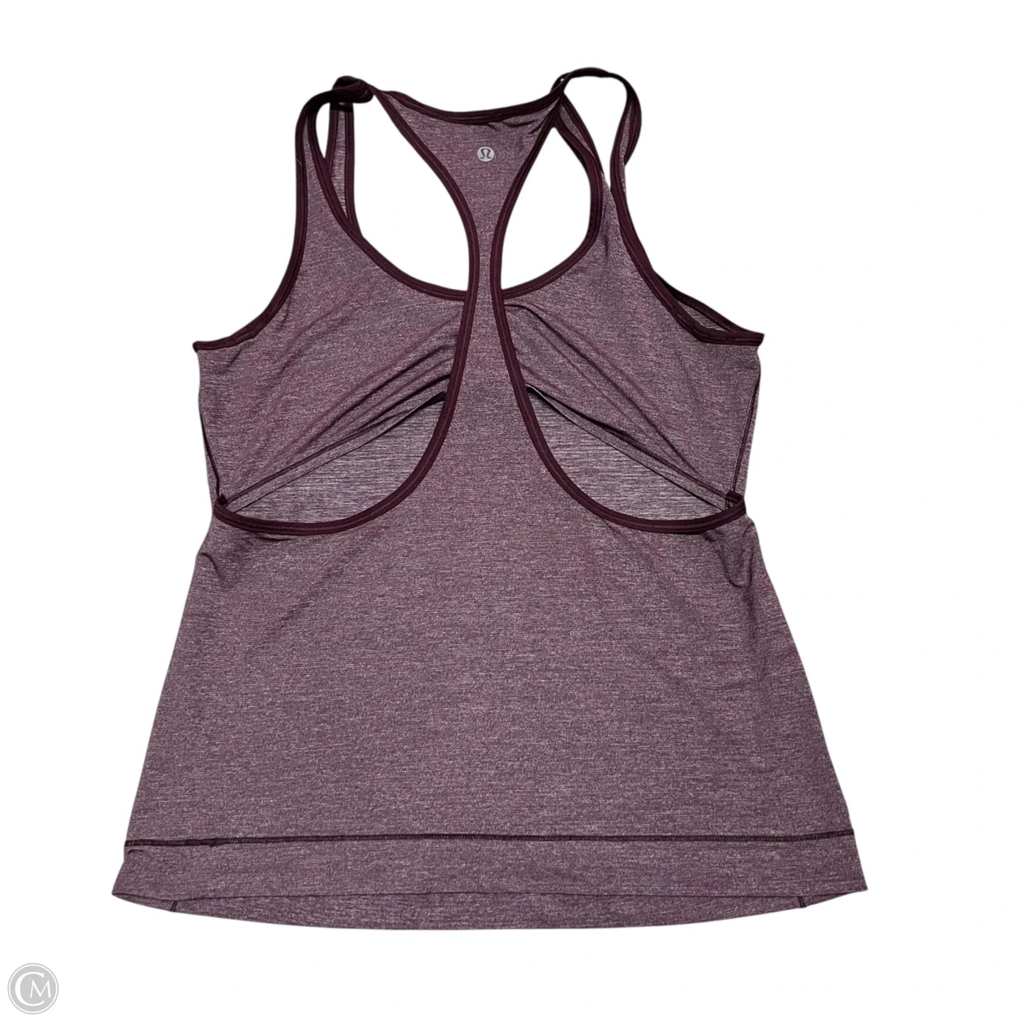 Athletic Tank Top By Lululemon In Maroon, Size: S