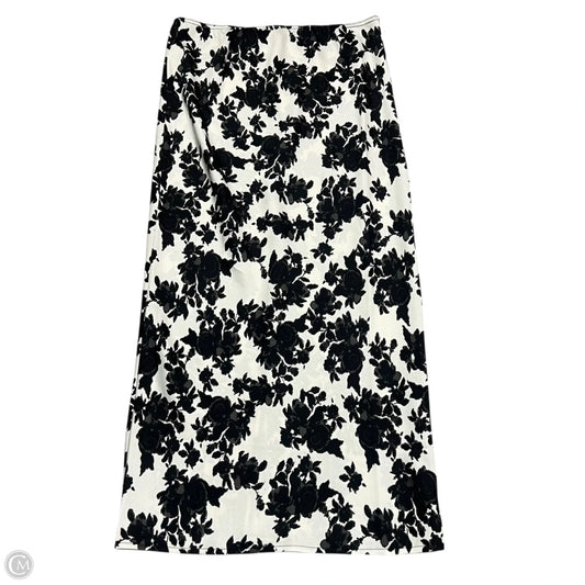 Skirt Maxi By Haven + Blair In Black & Cream, Size: M