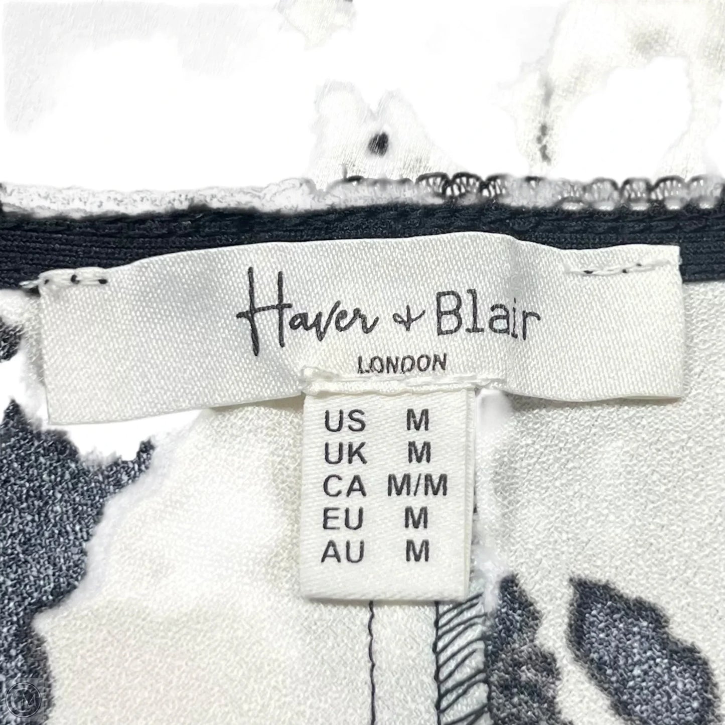 Skirt Maxi By Haven + Blair In Black & Cream, Size: M