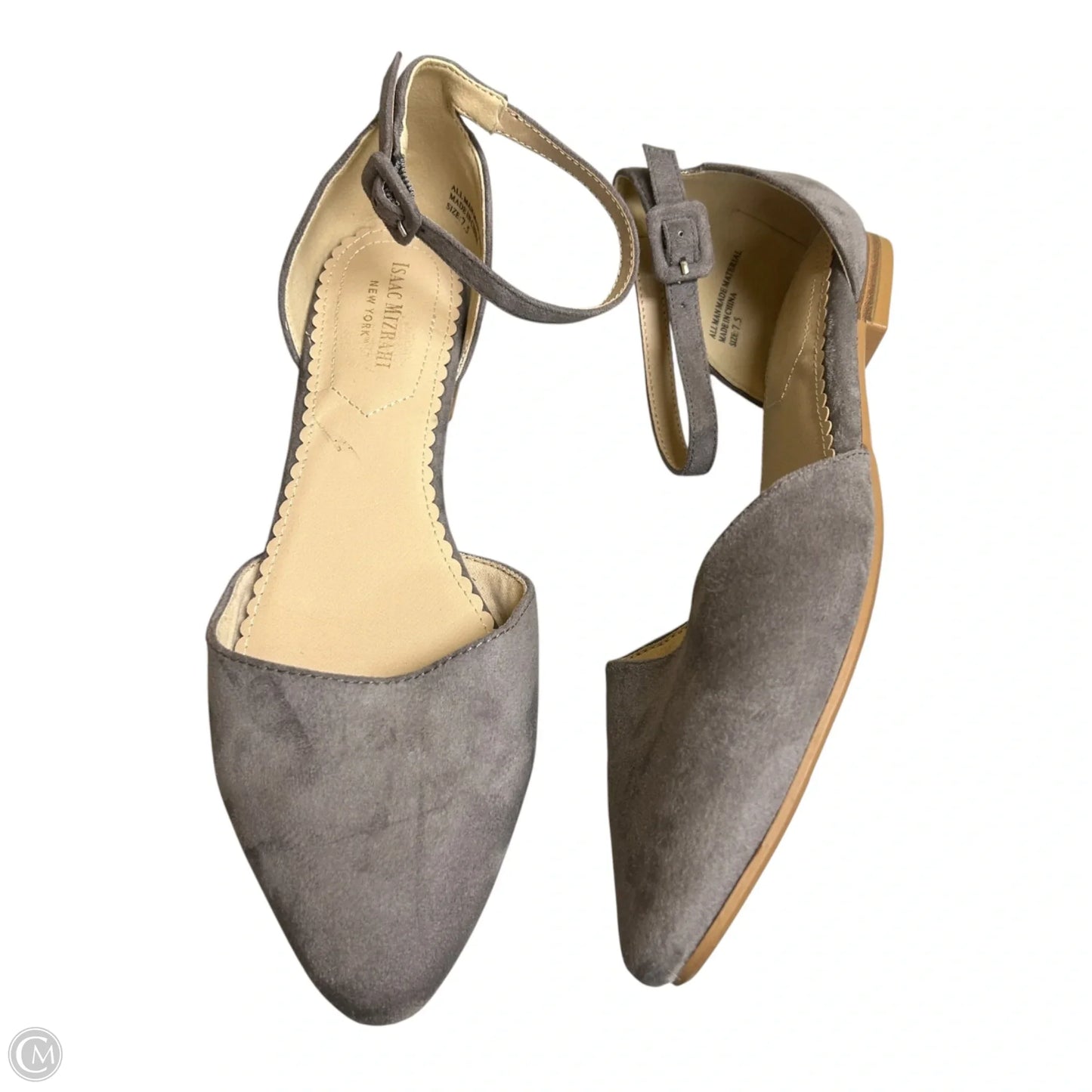 Shoes Flats By Isaac Mizrahi In Grey, Size: 7.5