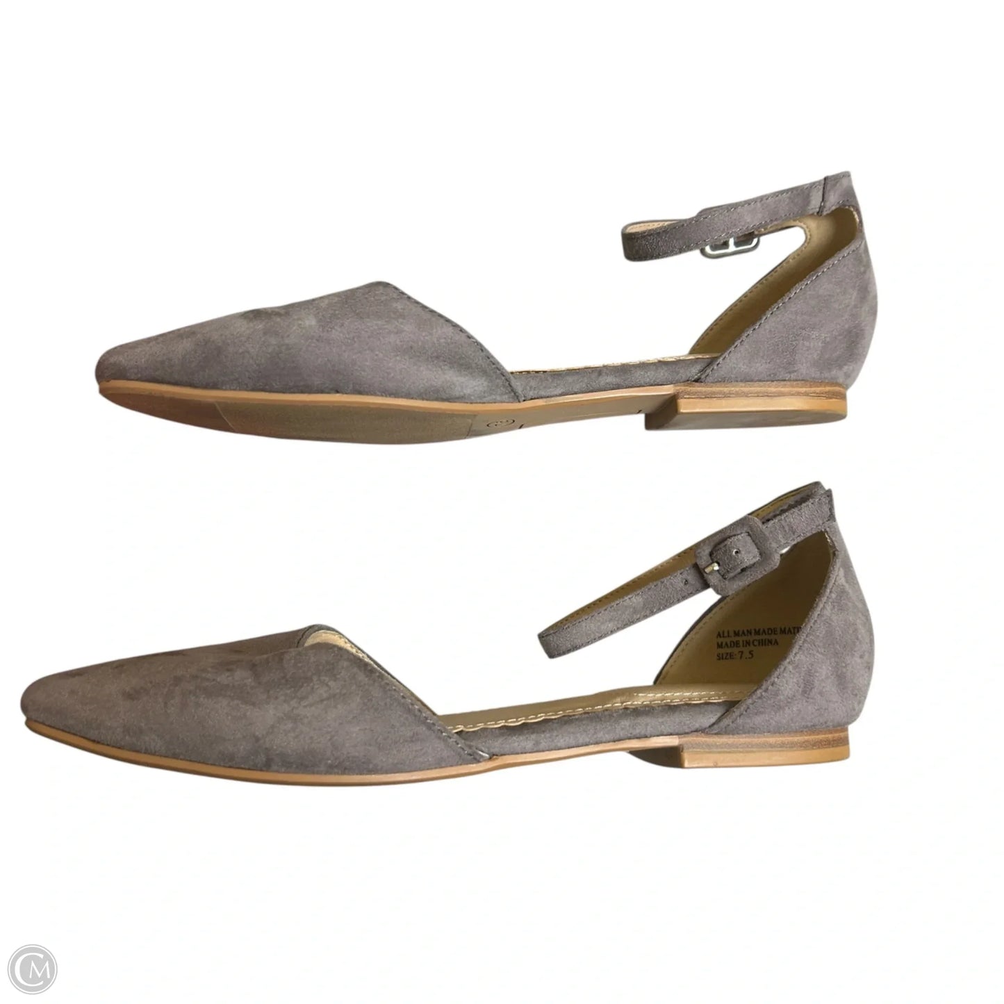 Shoes Flats By Isaac Mizrahi In Grey, Size: 7.5
