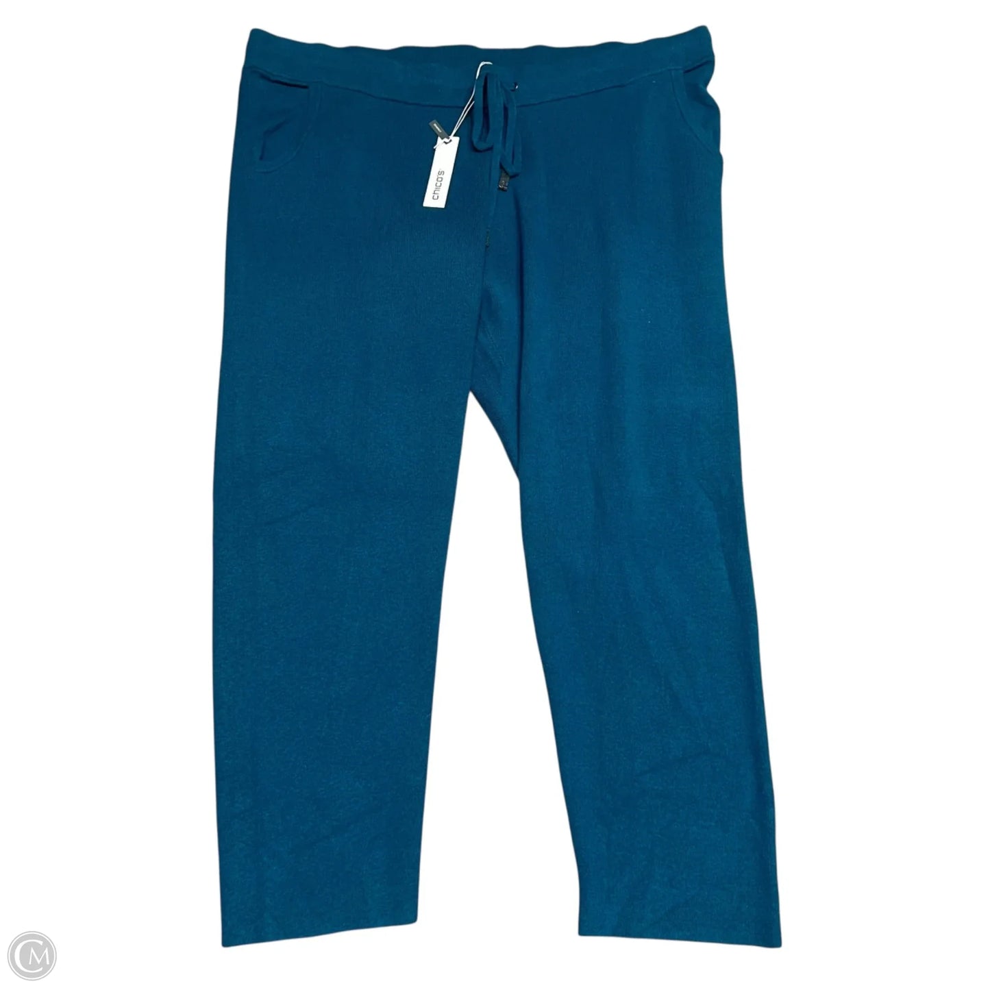 Pants Lounge By Chicos In Teal, Size: 2x