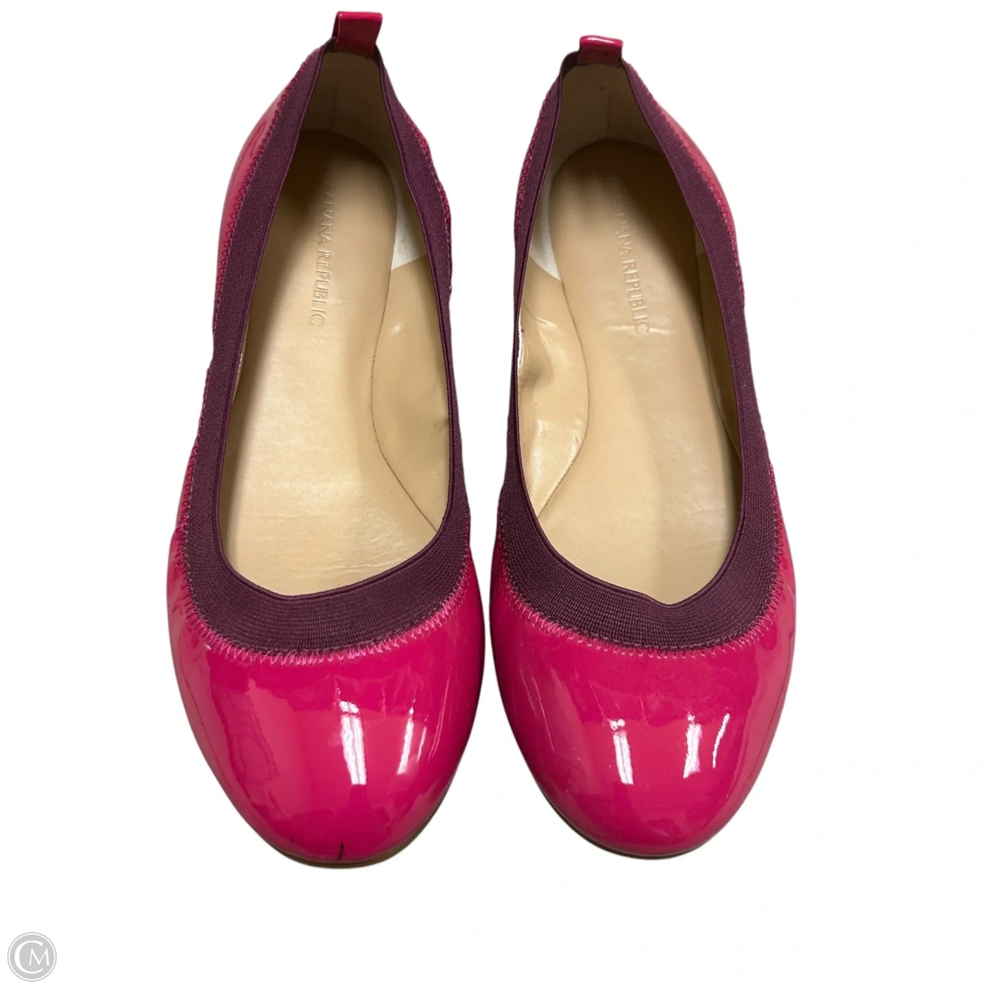 Shoes Flats By Banana Republic In Pink & Purple, Size: 8
