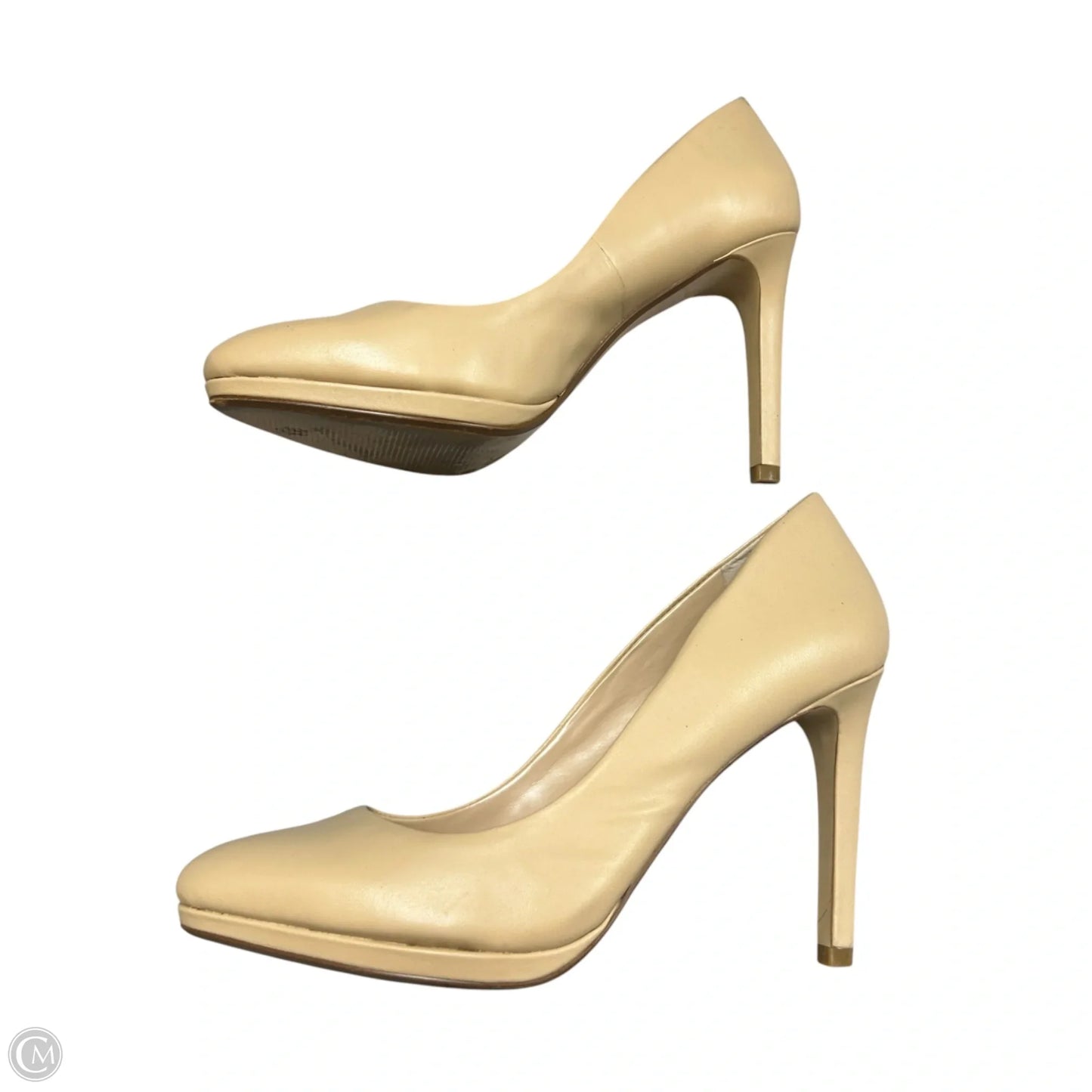 Shoes Heels Kitten By Banana Republic In Beige, Size: 7.5
