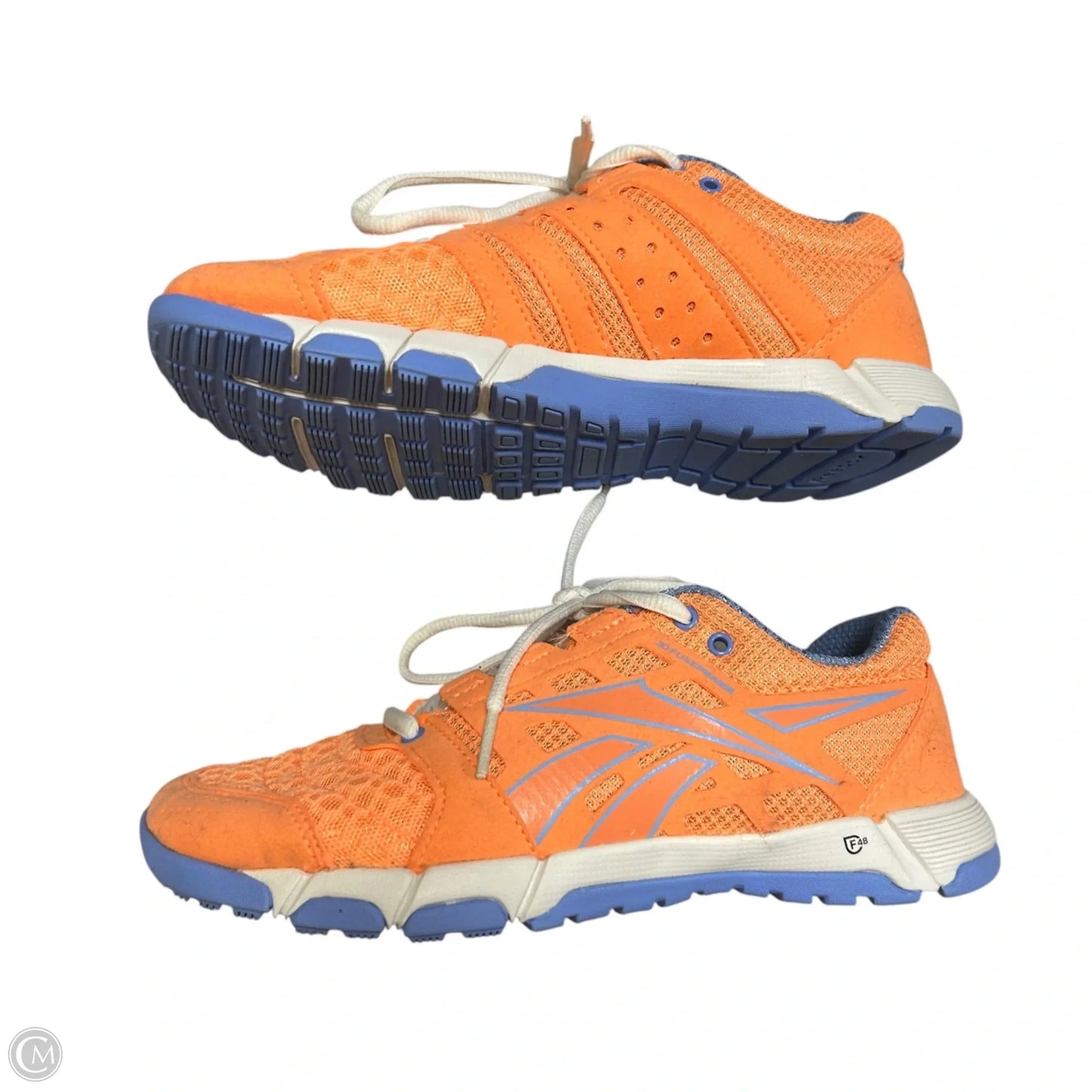 Shoes Athletic By Reebok In Blue & Orange, Size: 6