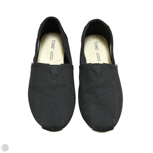 Shoes Flats By Toms In Black, Size: 5.5