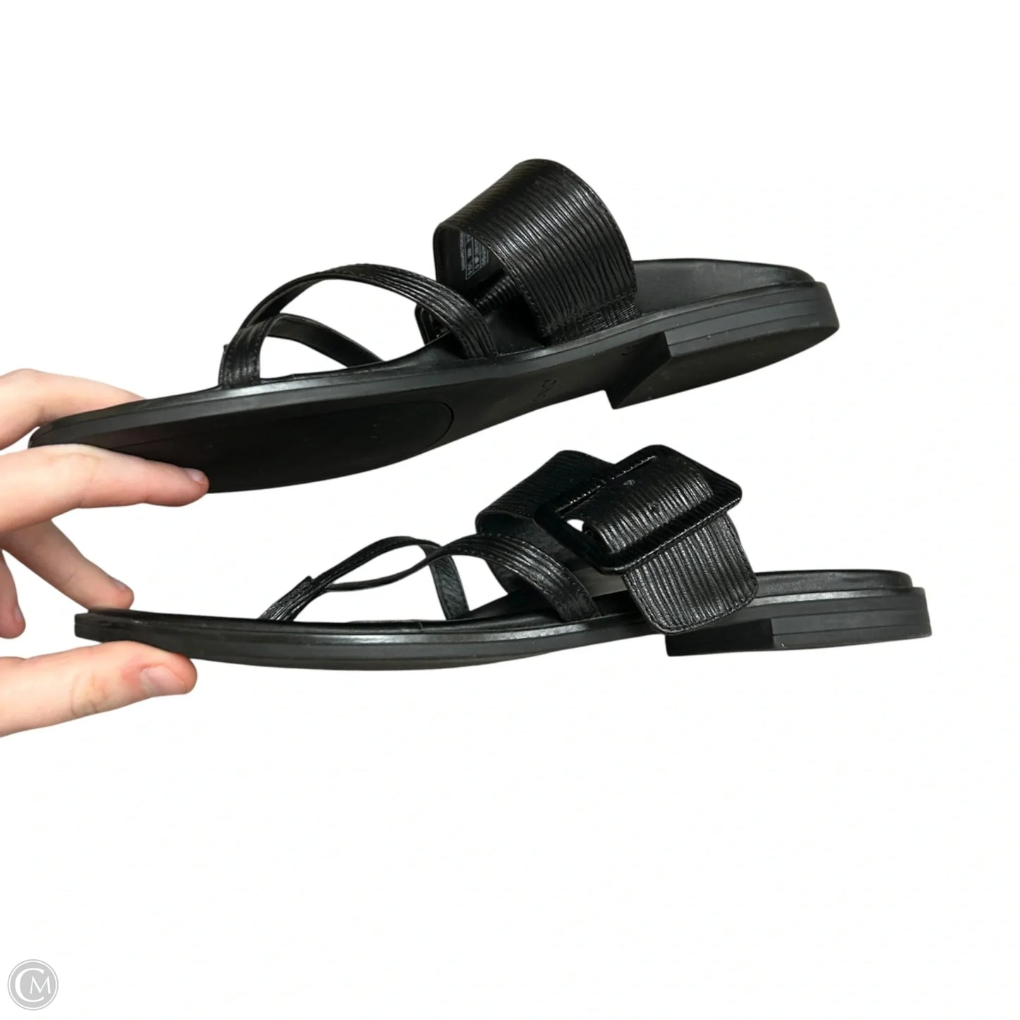 Sandals Flip Flops By Vionic In Black, Size: 9