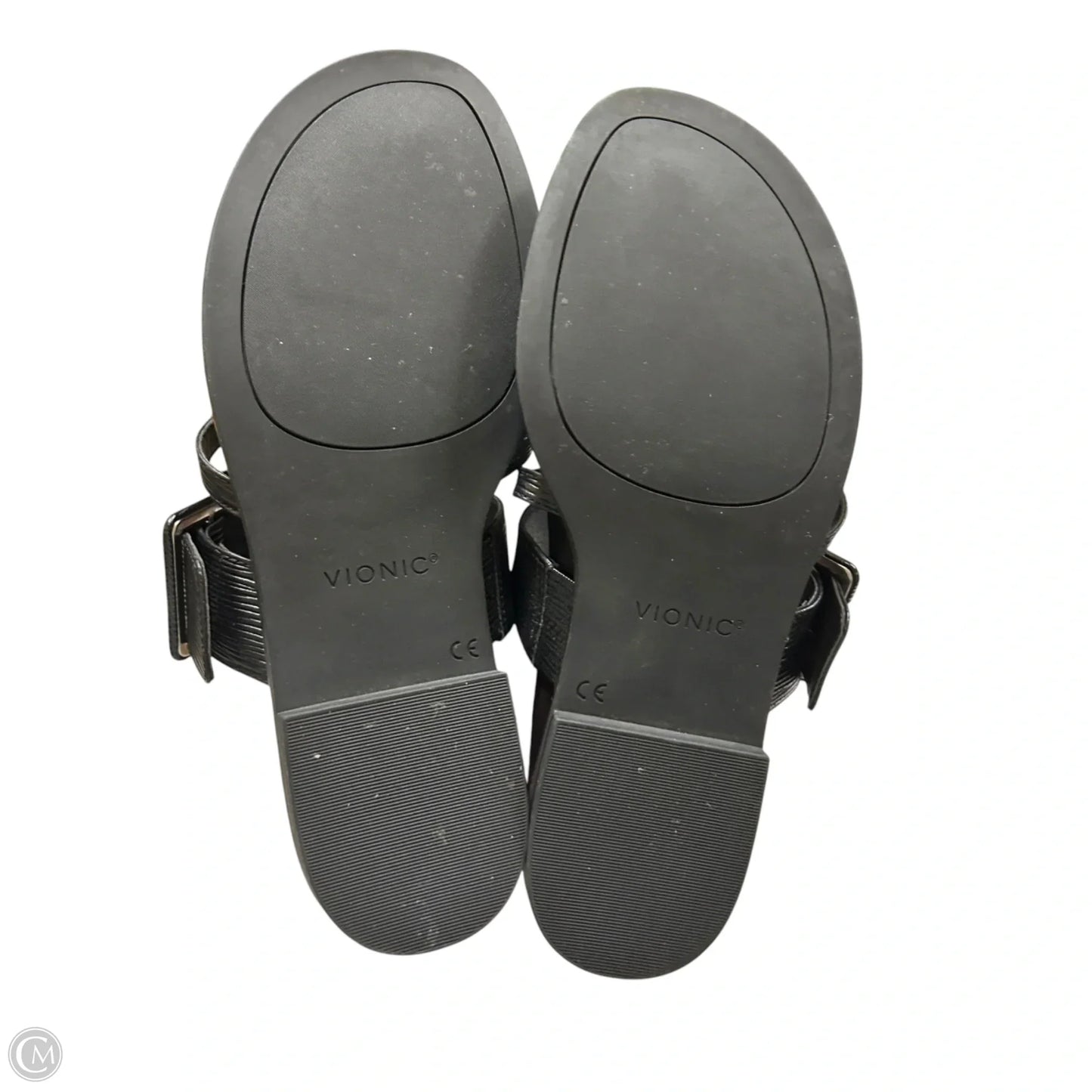 Sandals Flip Flops By Vionic In Black, Size: 9