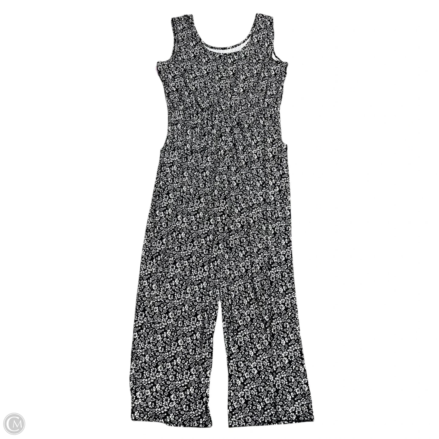 Jumpsuit By Forever Rose In Black & White, Size: 3x