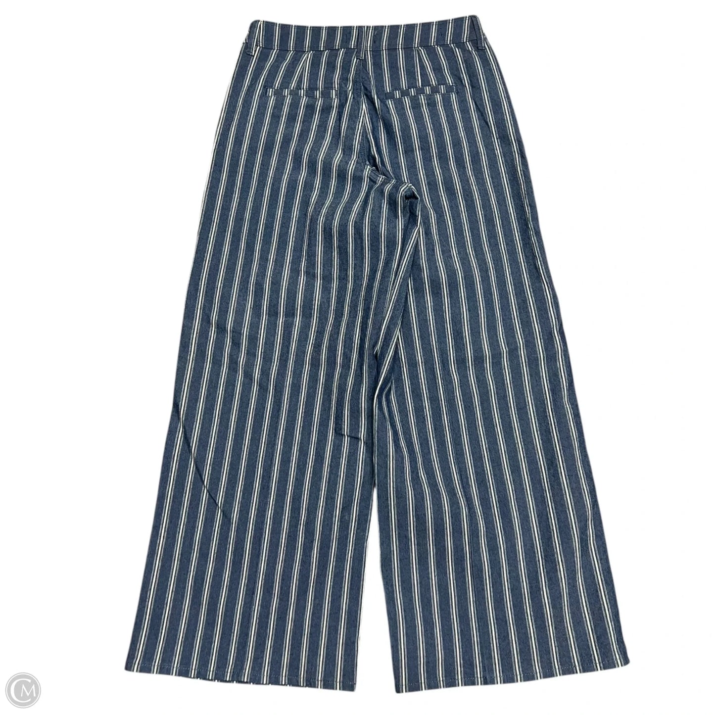 Jeans Wide Leg By Not Your Daughters Jeans In Blue & White, Size: 2