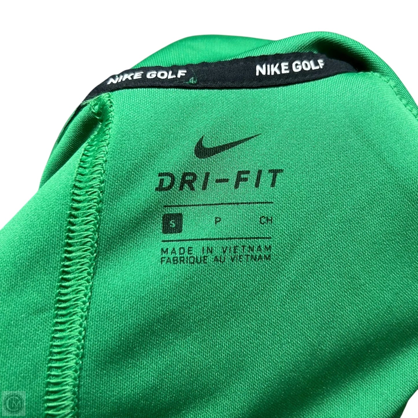 Top Short Sleeve By Nike Apparel In Green & White, Size: S