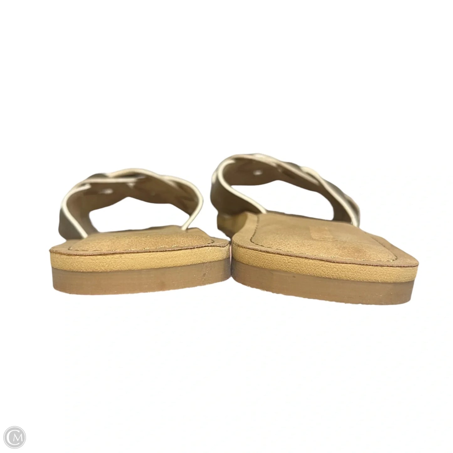Sandals Flats By Cushionaire In Gold, Size: 10