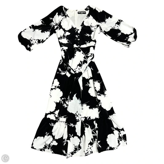 Dress Designer By Karl Lagerfeld In Black & White, Size: M