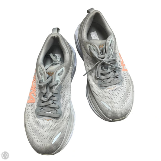 Shoes Sneakers By Hoka In Grey, Size: 7