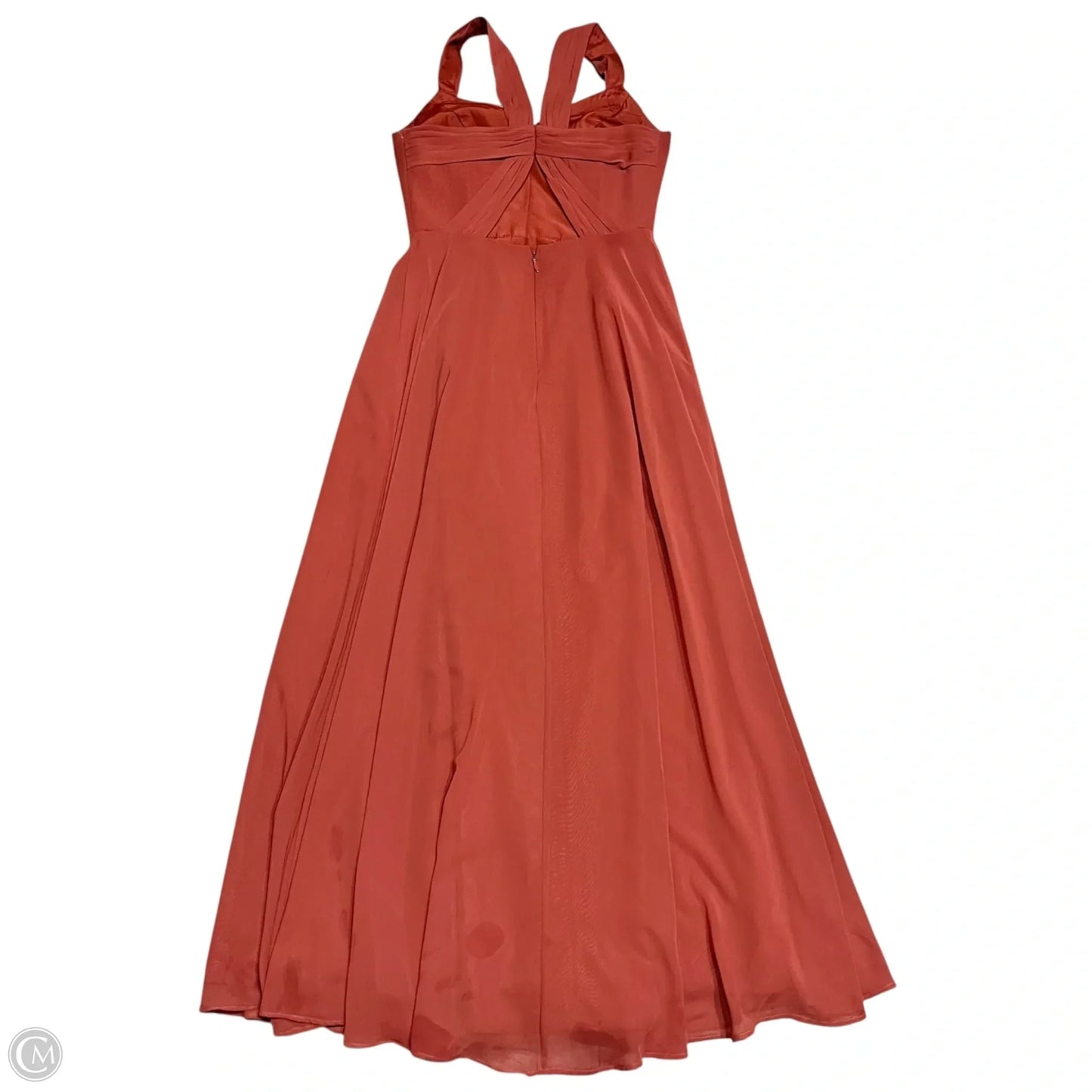 Dress Party Long By Azazie In Orange, Size: S