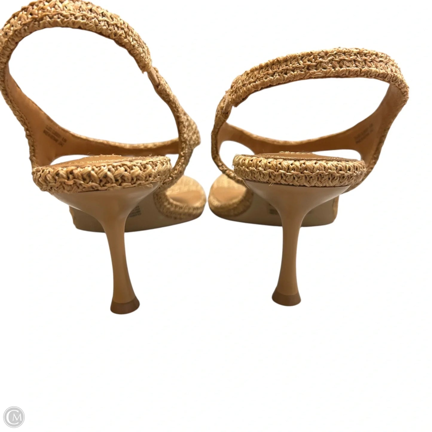 Sandals Heels Kitten By Steve Madden In Brown, Size: 9.5