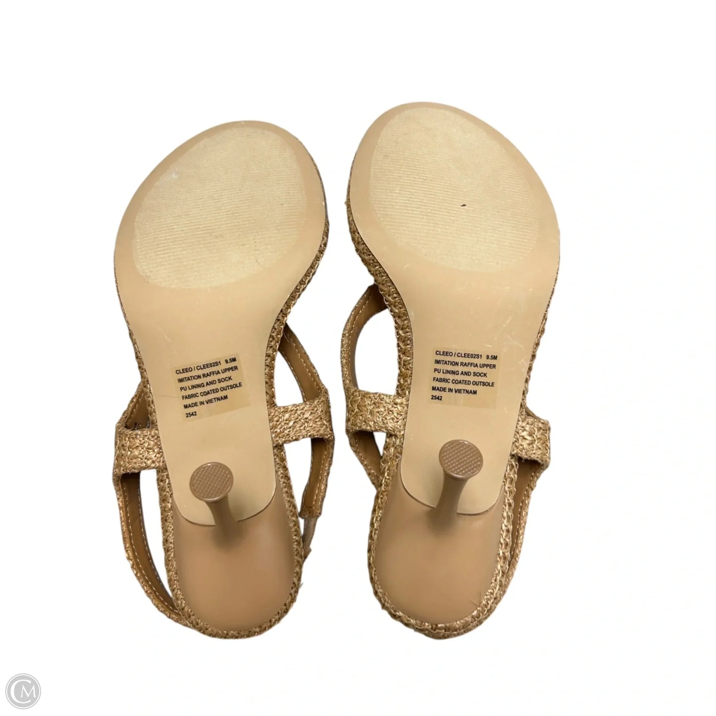 Sandals Heels Kitten By Steve Madden In Brown, Size: 9.5