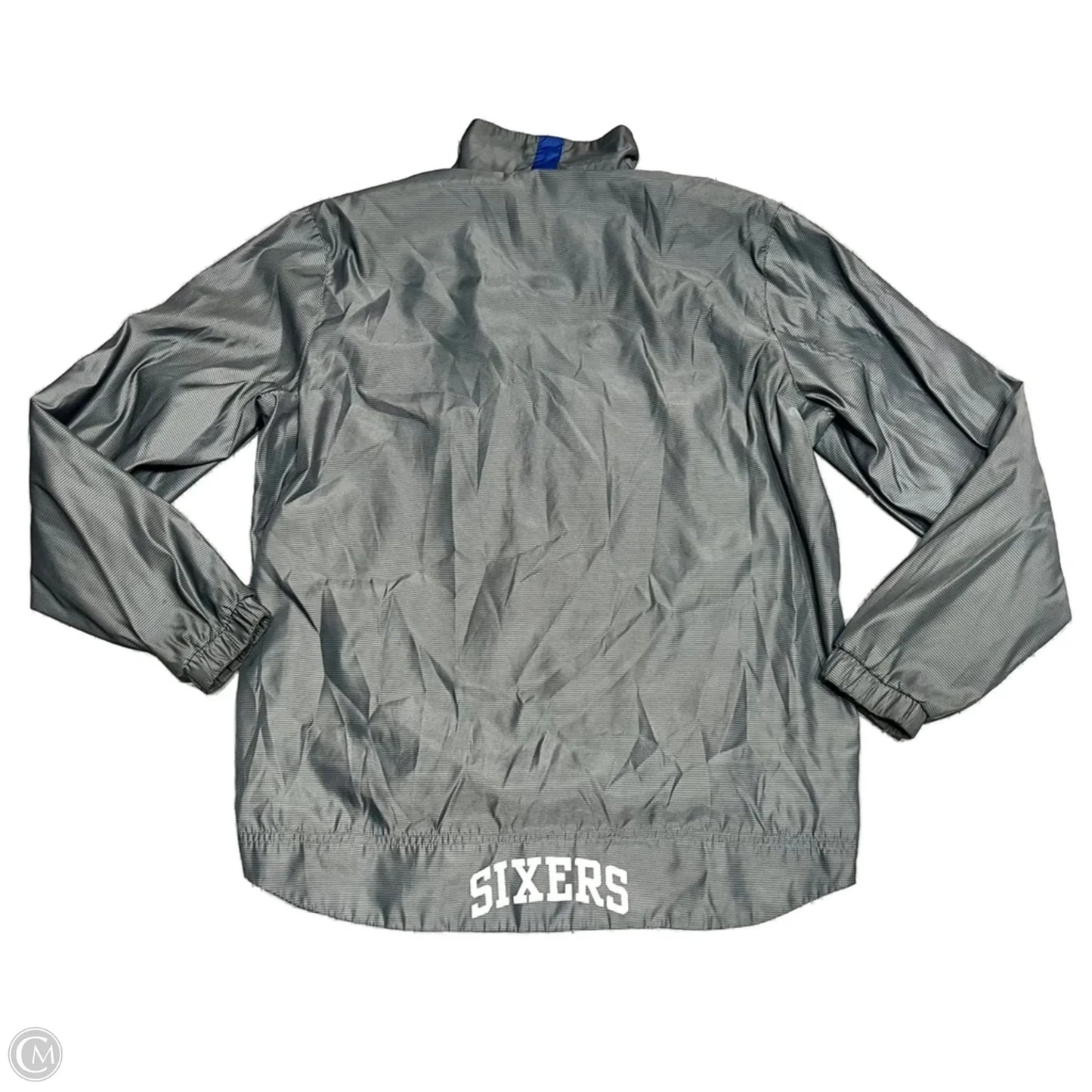 Athletic Jacket By G-11 Sports By Carl Banks In Grey, Size: M