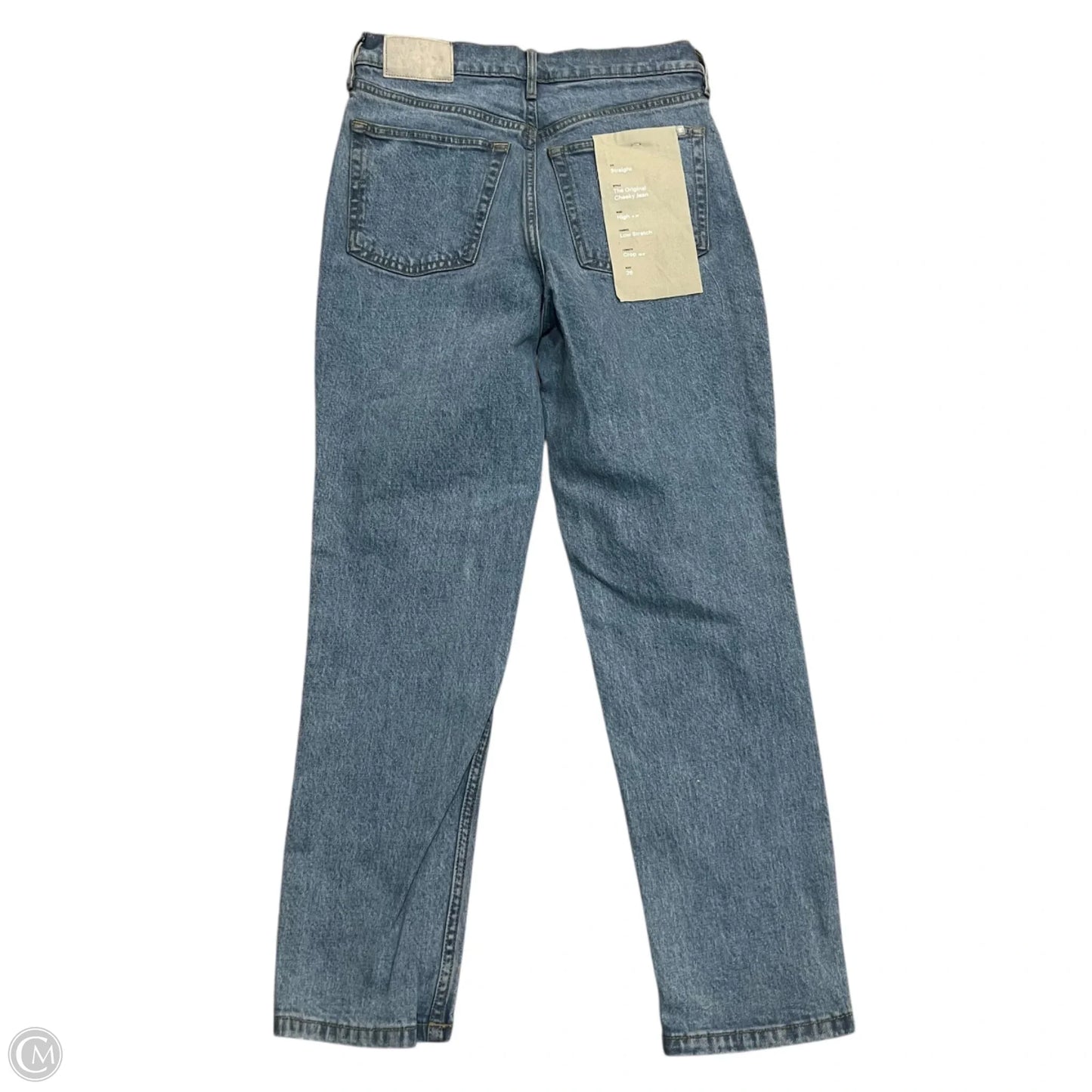 Jeans Straight By Everlane In Blue Denim, Size: 2