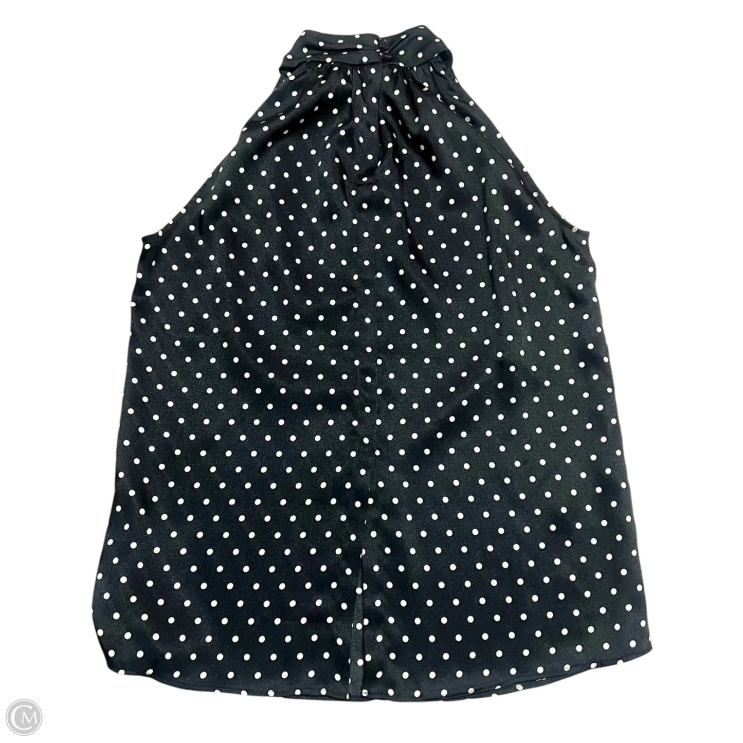 Top Sleeveless By Drew In Black & Cream, Size: S