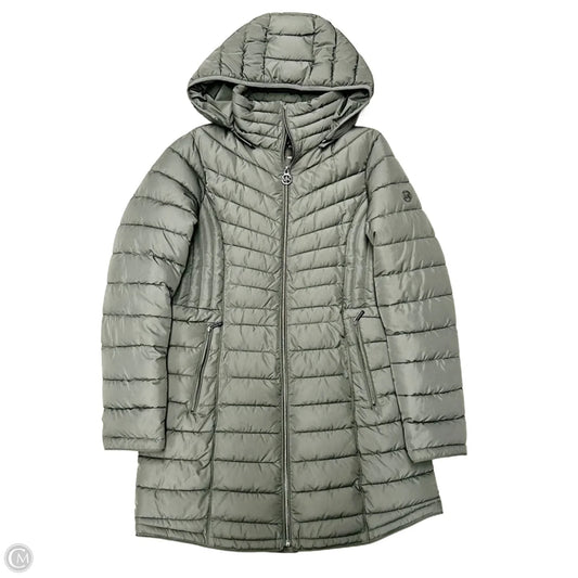 Coat Puffer & Quilted By Michael By Michael Kors In Grey, Size: S