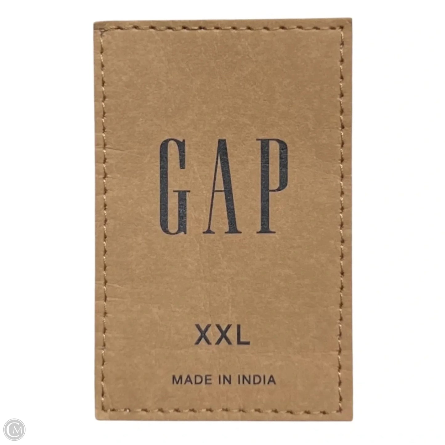 Jacket Denim By Gap In Cream, Size: Xxl