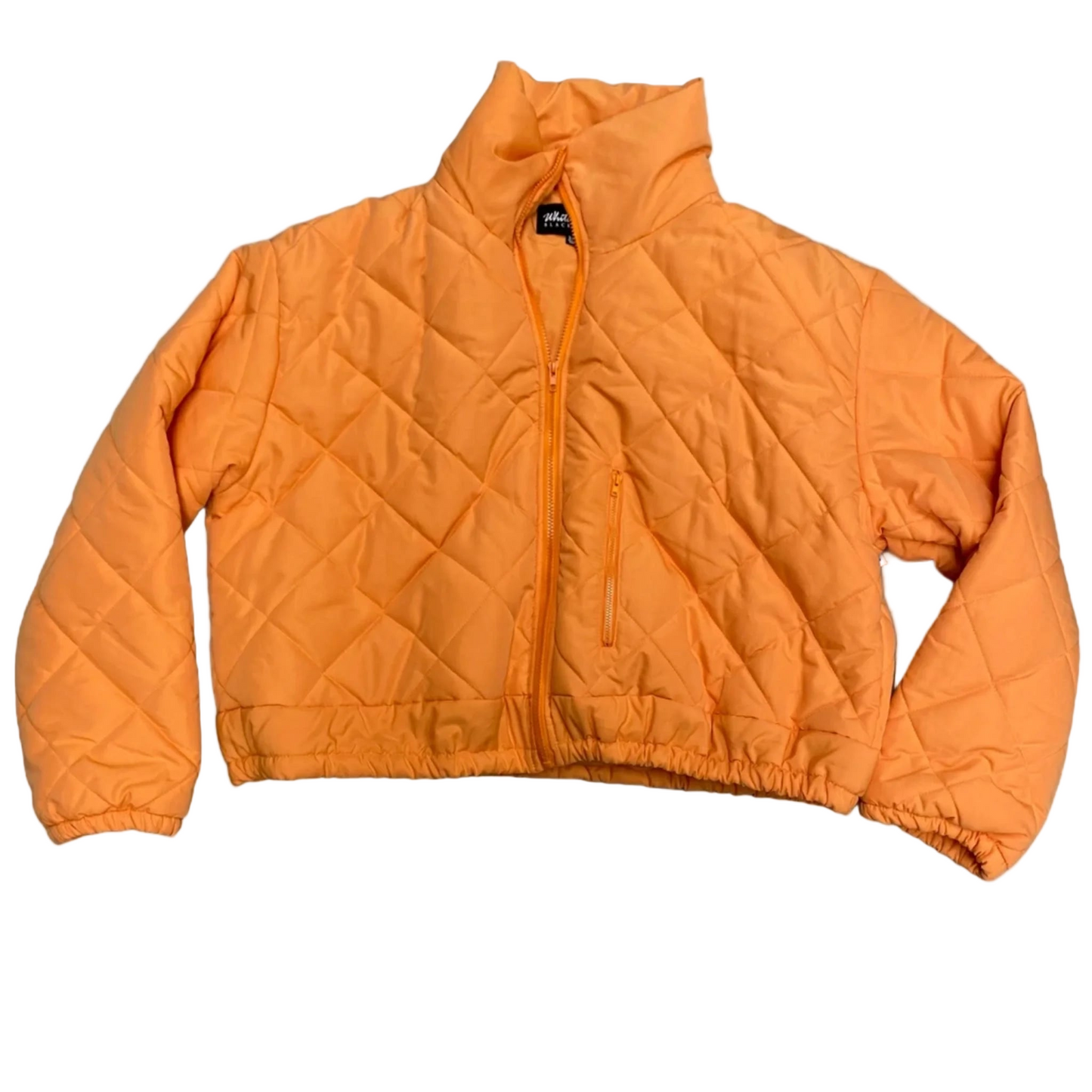 Jacket Puffer & Quilted By White Birch In Orange, Size: 3x