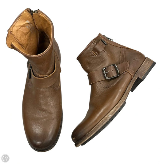 Boots Designer By Frye In Brown, Size: 8.5
