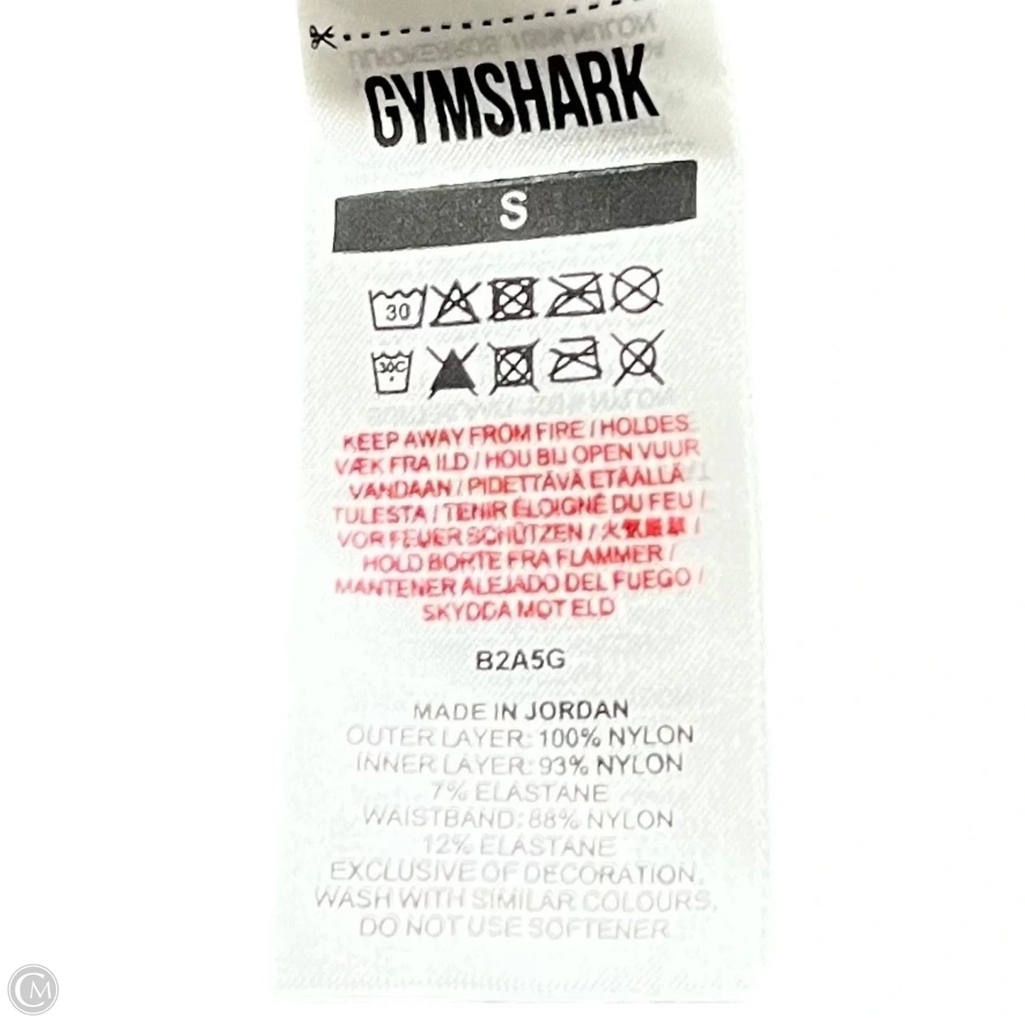 Athletic Skort By Gym Shark In Grey, Size: Xs