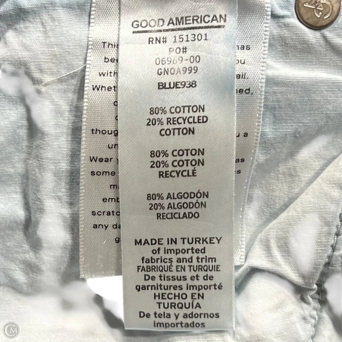 Overalls By Good American In Blue Denim, Size: S