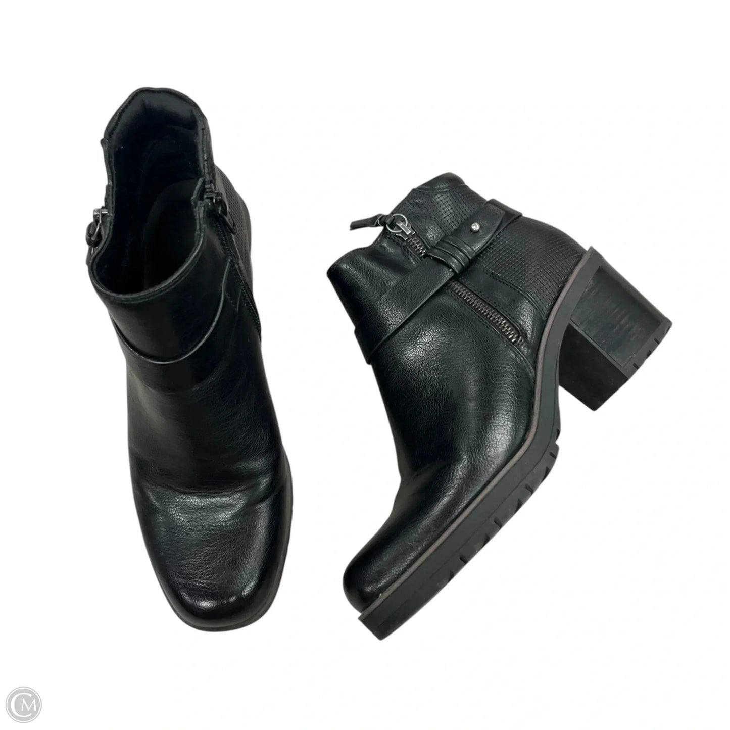 Boots Ankle Heels By Bare Traps In Black, Size: 7.5