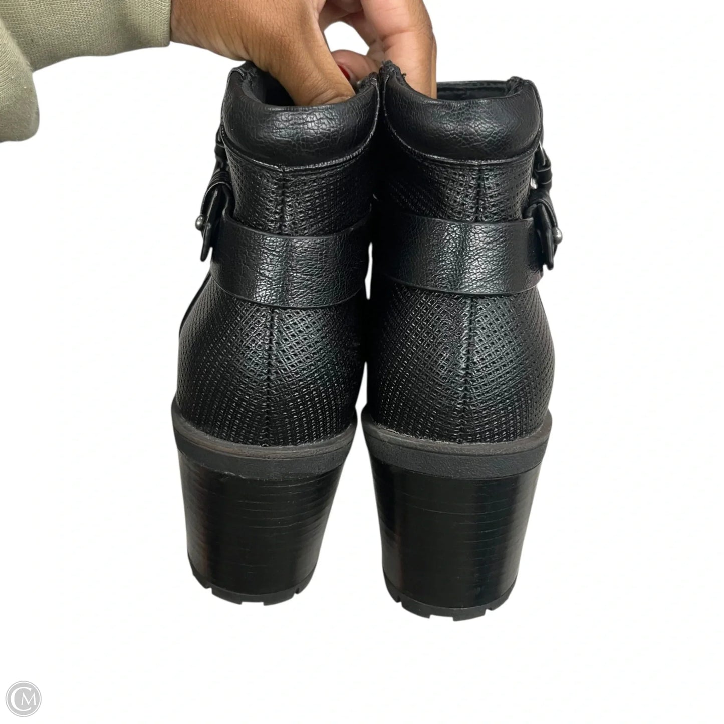 Boots Ankle Heels By Bare Traps In Black, Size: 7.5