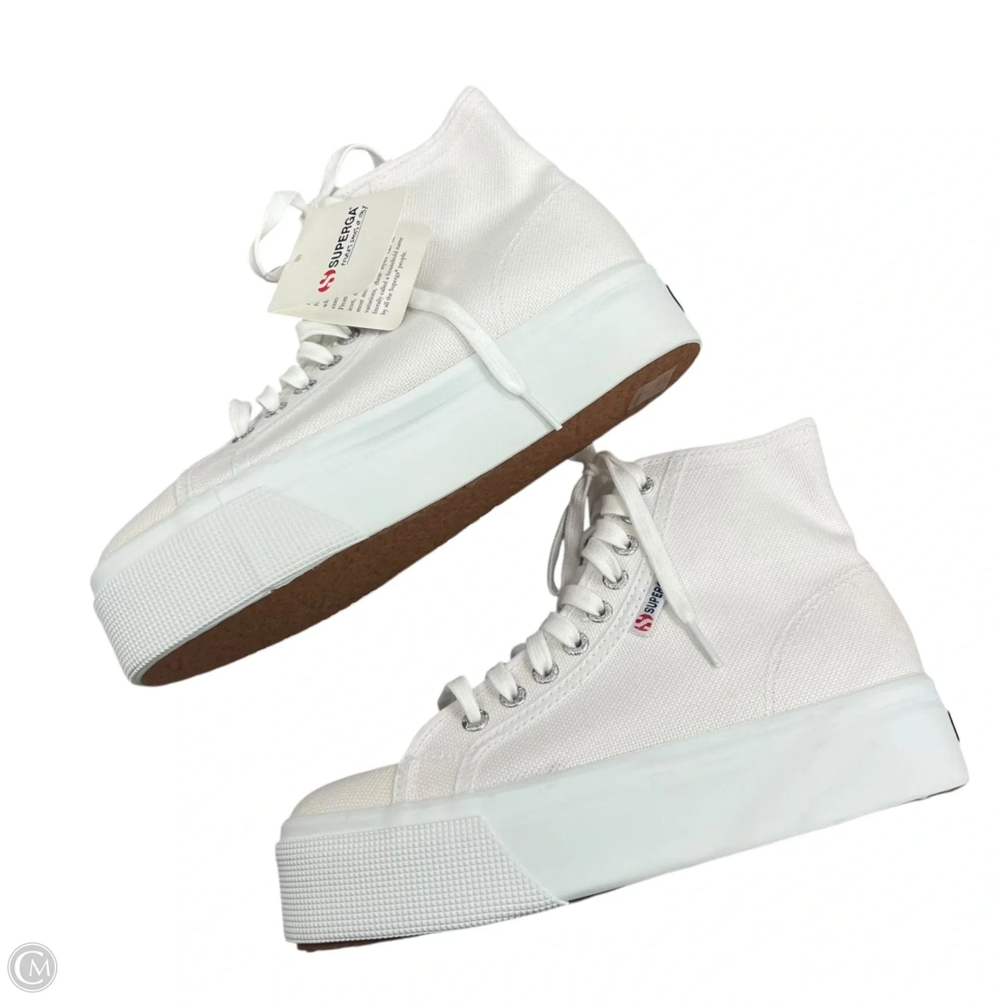 Shoes Sneakers Platform By Superga In White, Size: 8.5