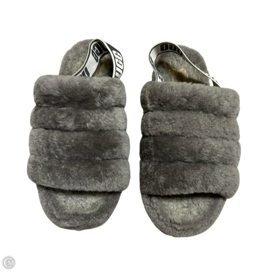 Sandals Designer By Ugg In Grey, Size: 9